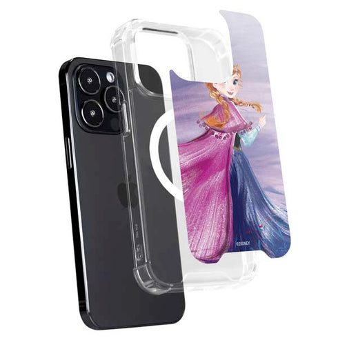 Disney Frozen Anna Sketch Art iPhone 16 Pro MagSafe Case